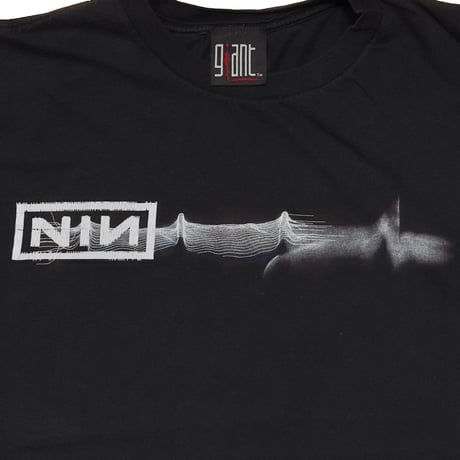 NINE INCH NAILS BOX LOGO WAVEFORM YOU BITE THE HAND THAT FEEDS ? giant XL 4763