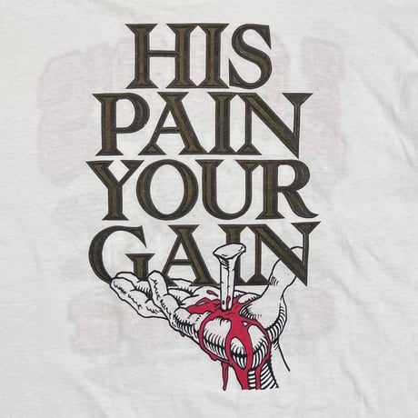 LORD'S GYM HIS PAIN YOUR GAIN WHITE RED DELTA XL 2530
