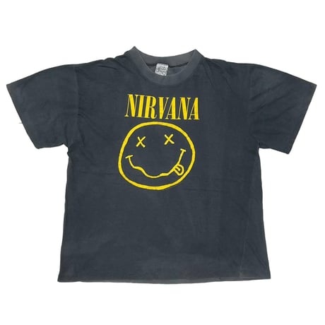 NIRVANA 1992 SMILE 90S AUSTRALIA TAG LARGE 3950
