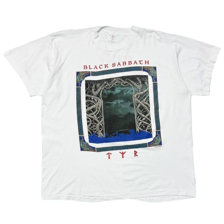 BLACK SABBATH 1990 TYR TOUR WHITE EURO XL 8382