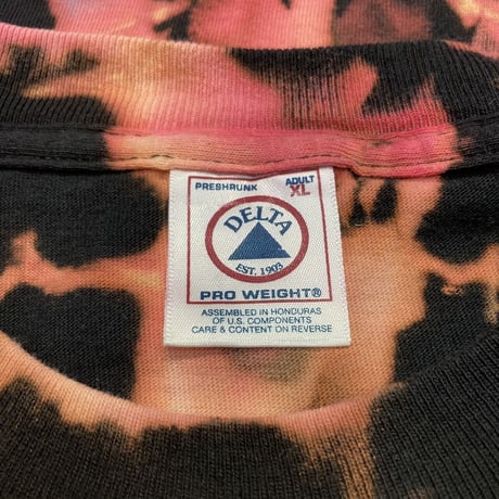 PEARL JAM 1998 TOUR BLEACHED TEE DELTA XL 8032