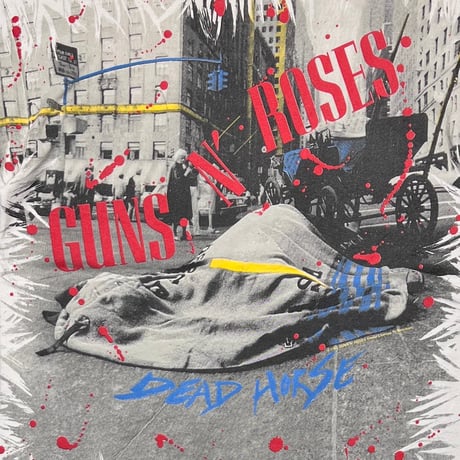 GUNS N' ROSES 1992 DEAD HORSE OVP WHITE WILD OATS XL 4962