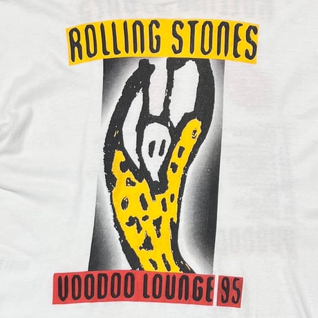 ROLLING STONES VOODOO LOUNGE 1995 BOOTLEG WHITE Hanes XL 0460