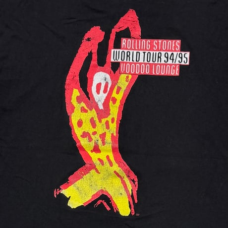 THE ROLLING STONES BIG TONGUE VOODOO LOUNGE TOUR 94/95 BLACK BROCKUM XL 0932