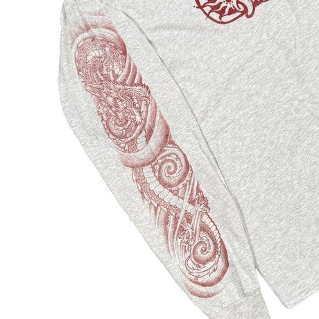 sublime OLD ENGLISH TATTOO LS ASH GREY FRUIT OF THE LOOM LARGE 9741