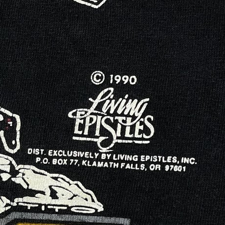 LORD'S GYM 1990 BENCH PRESS GYM! THE SIN OF THE WORLD  SOF TEE XL 5857