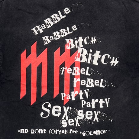 MARILYN MANSON 2003 THIS IS THE NEW SHIT BABBLE BITCH REBEL PARTY SEX GIANT FITS LARGE 0501