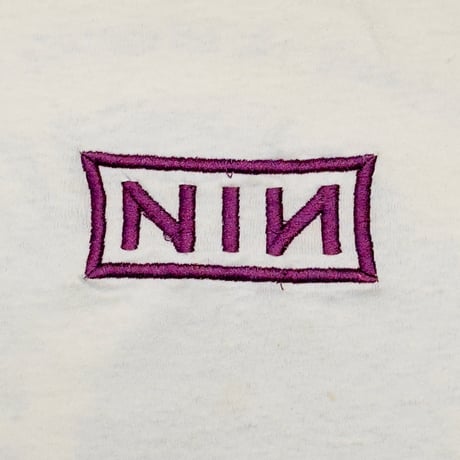 NINE INCH NAILS NIN BOX LOGO AMMONITE WHITE ALL SPORT XL 3033