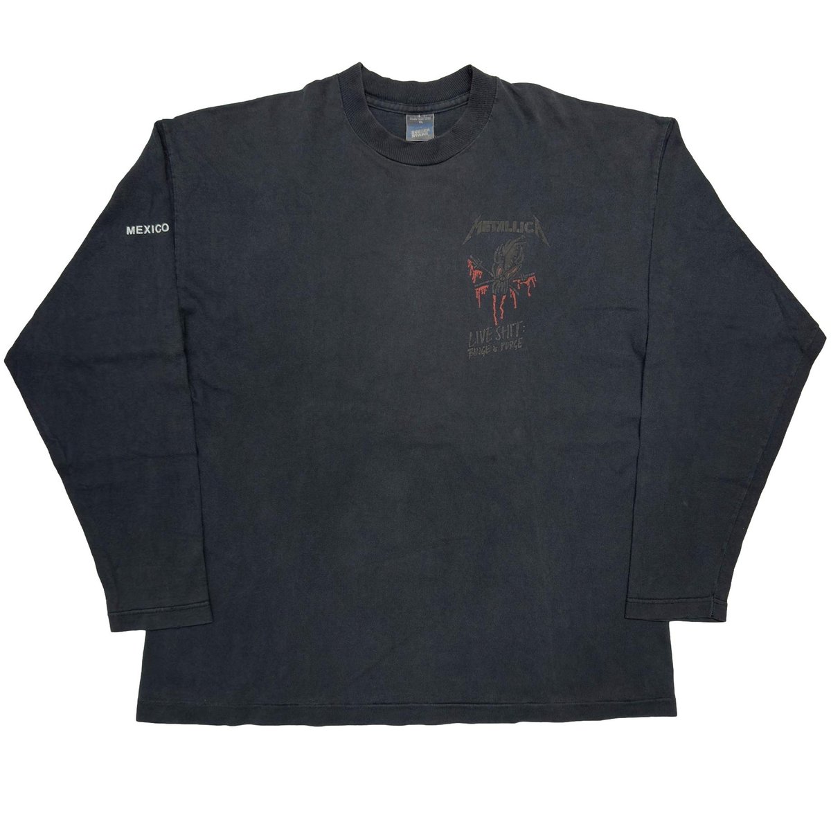 METALLICA LIVE SHIT BINGE & PURGE LS SCREEN STARS XL 3805