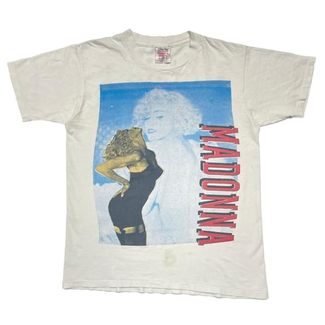 MADONNA BLOND AMBITION WORLD TOUR 90 WHITE ONEITA LARGE 1314