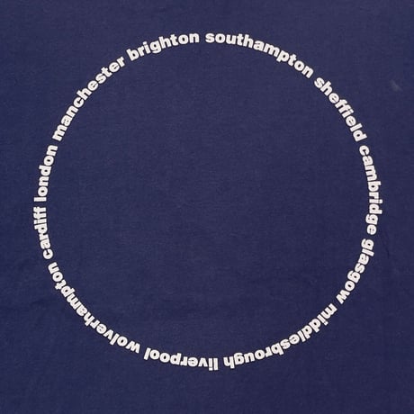 OASIS DOUBLESIDE UNION JACK LOGO NAVY SCREEN STARS LARGE 5300