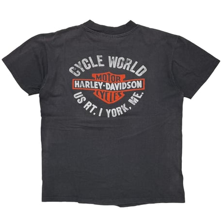 HARLEY DAVIDSON LIVE TO RIDE MOTORCYCLES RIDE TO LIVE USA HANES LARGE 5462