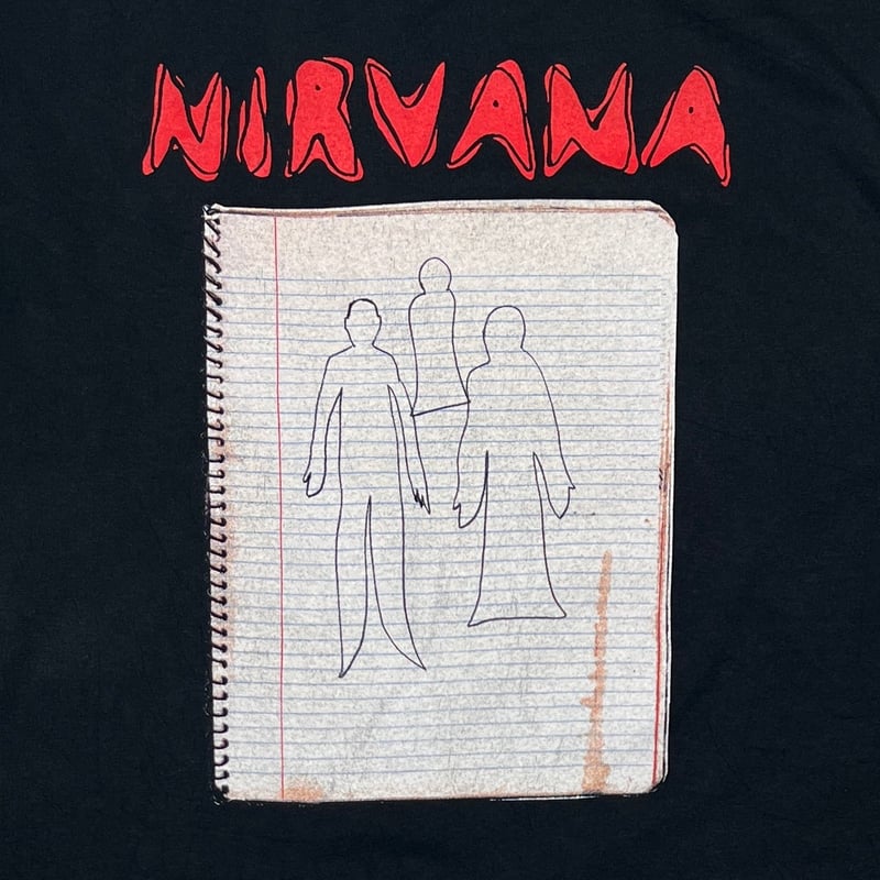 希少】Nirvana Tシャツ 黒 ghost note anvil赤バータグ 希少