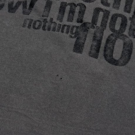 NINE INCH NAILS NOW I'M NOTHING BLACK 3D PRINT HANES XL 3470