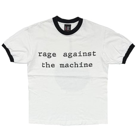 RAGE AGAINST THE MACHINE WRECKING BALL RINGER WHITE/BLACK GIANT MEDIUM 1968