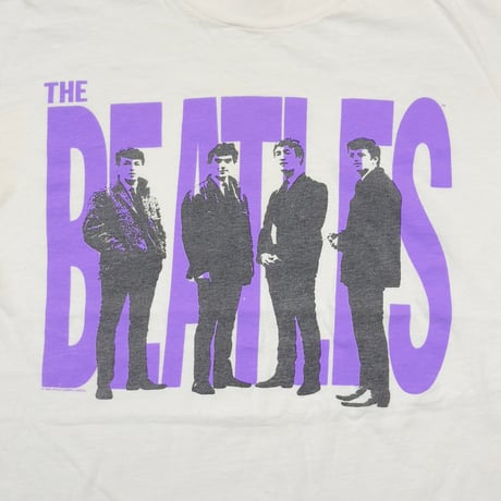THE BEATLES 1995 MEMBER & TEXT WHITE ONEITA XL 5963