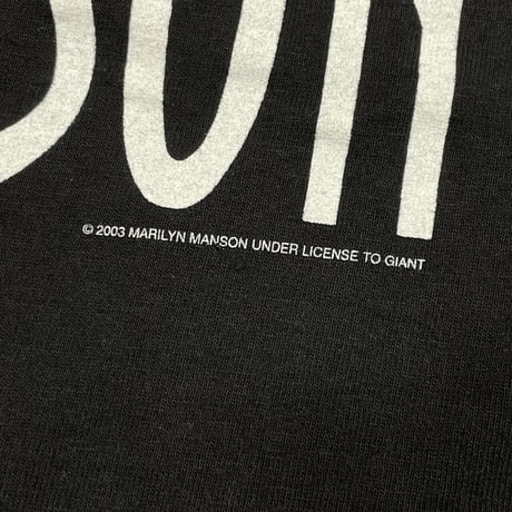 MARILYN MANSON 2003 GROTESK BURLESK TOUR TENNESSEE RIVER LARGE 2507