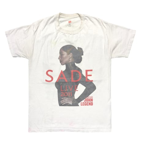 SADE LIVE IN CONCERT 2011 JOHN LEGEND WHITE HANES MEDIUM 8416