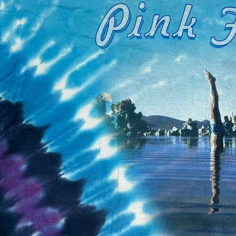 PINK FLOYD WISH YOU WERE HERE TIE DYE LIQUID BLUE FITS XL 1146