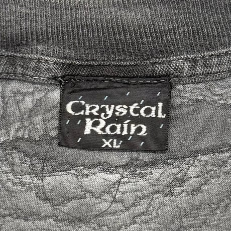GUNS N' ROSES 1991 GUN SHOT GARMENT DYE CHARCOAL CRYSTAL RAIN XL 3346