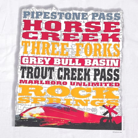 Marlboro HORSE CREEK POCKET TEE WHITE FRUIT OF THE LOOM XL 2
