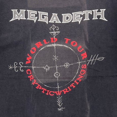 MEGADETH CRYPTICWRITINGS WORLD TOUR 1997 GIANT LARGE 9264