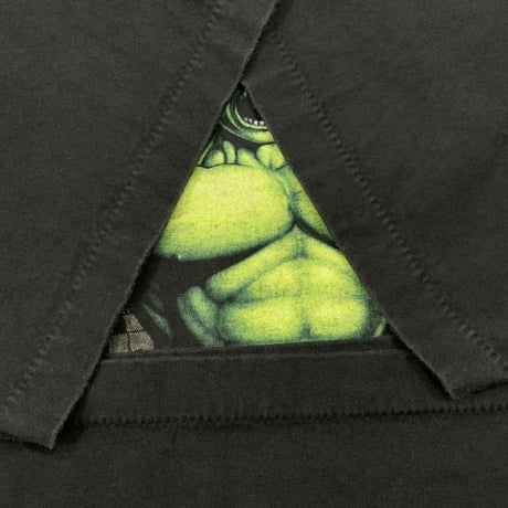 VINTAGE MARVEL HULK MOVIE TEE BLACK LARGE V0005
