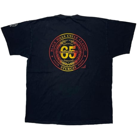 STURGIS 65TH BLACK HILLS TEE BLACK XL 7601