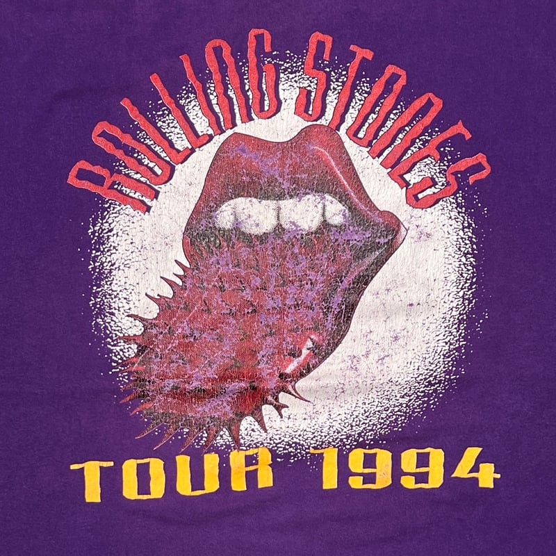 ROLLING STONES SPIKE TONGUE PURPLE BOOTLEG XL 3