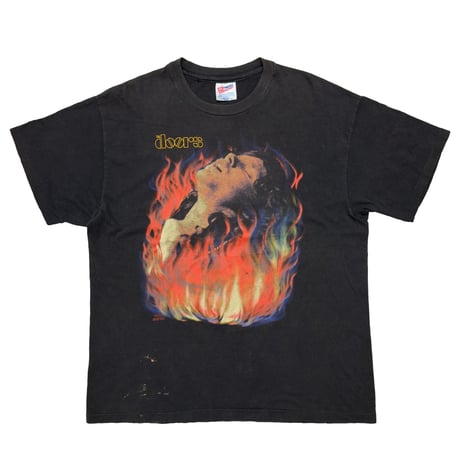 THE DOORS JIM MORRISON TRY TO SET THE NIGHT ON FIRE HANES XL 9040