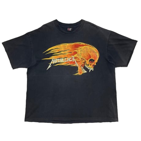 METALLICA PUSHEAD FLAME SKULL GIANT BY TEE JAYS XXL 9011