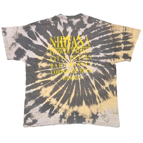 NIRVANA SMILE BOOTLEG GREY TIE DYE XL 9110