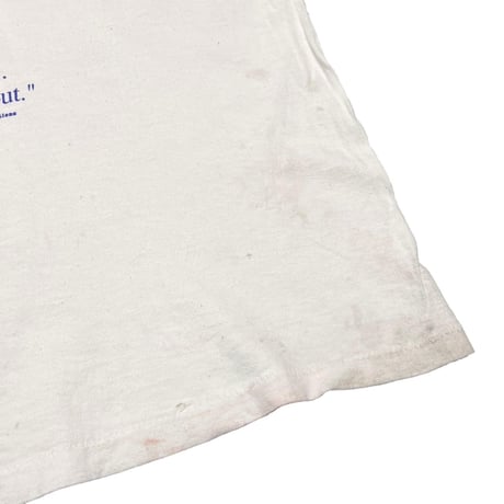 OLD & VINTAGE FORREST TAKES A DUMP FORREST GUMP PARODY WHITE DELTA LARGE 1849