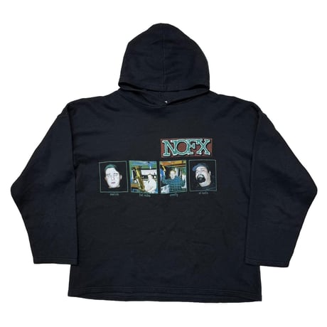 NOFX MEMBER SQUARE PHOTO SWEAT HOODIE FITS LARGE 5105