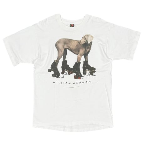 William Wegman 1993 ROLLER ROVER WHITE FRUIT OF THE LOOM LARGE 8036