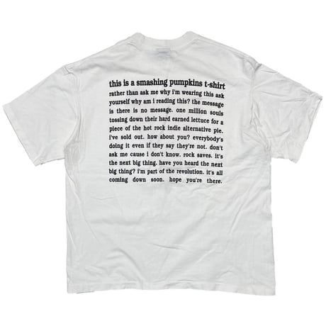 THE SMASHING PUMPKINS SP HEART WHITE GIANT XL 8459