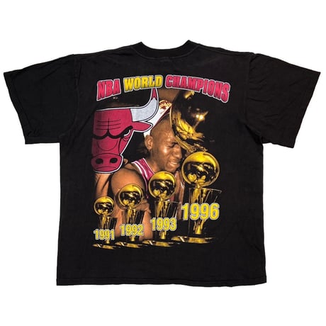 CHICAGO BULLS 1996 NBA WORLD CHAMPIONS RAP DESIGN TOP XL 4695