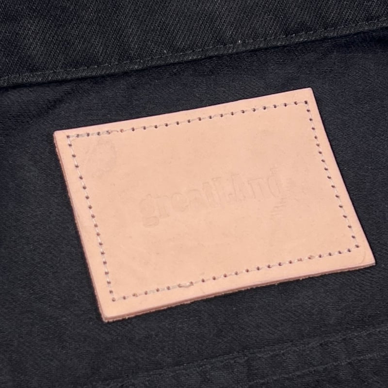 greatLAnd ORIGINAL LOGAN BLACK DENIM JACKET DES