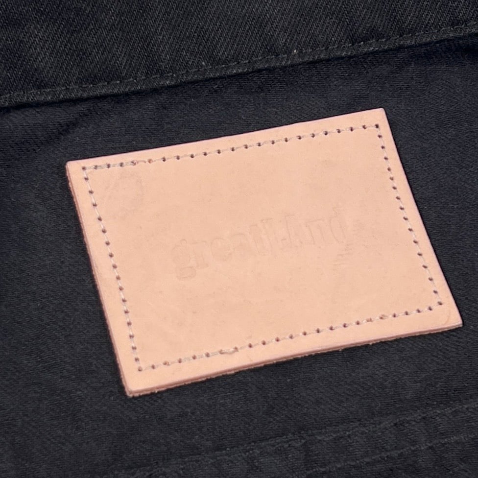 greatLAnd ORIGINAL LOGAN BLACK DENIM JACKET DES