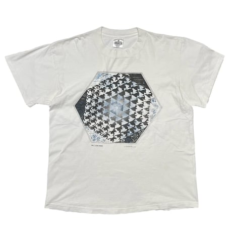 M.C.ESCHER 1991 SEA SKY TEE WHITE XL 6741