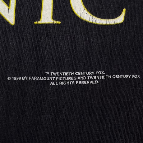 TITANIC 1998 PROMO TEE BLACK FITS XL 1418