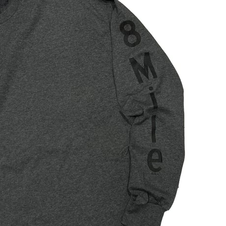 8 MILE LS TEE GREY BLACK ALSTYLE XL 2035