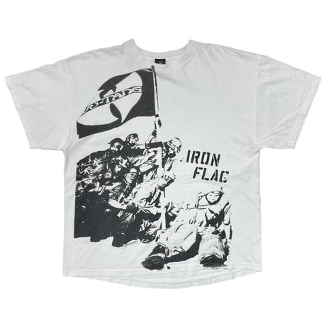 WU-TANG CLAN IRON FLAG WHITE XL 5047