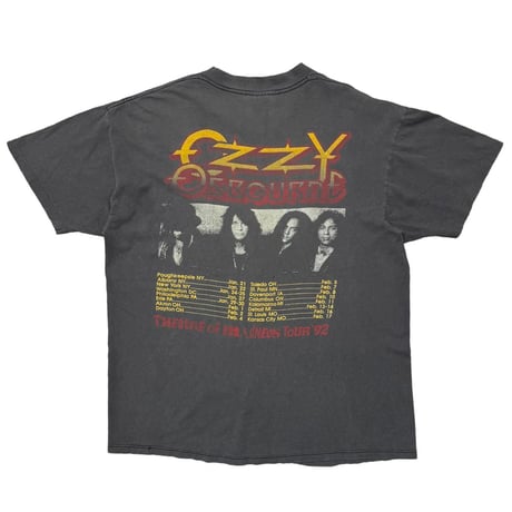 OZZY OSBOURNE THEATRE OF MADNESS TOUR 92 BOOTLEG FITS XL 7670