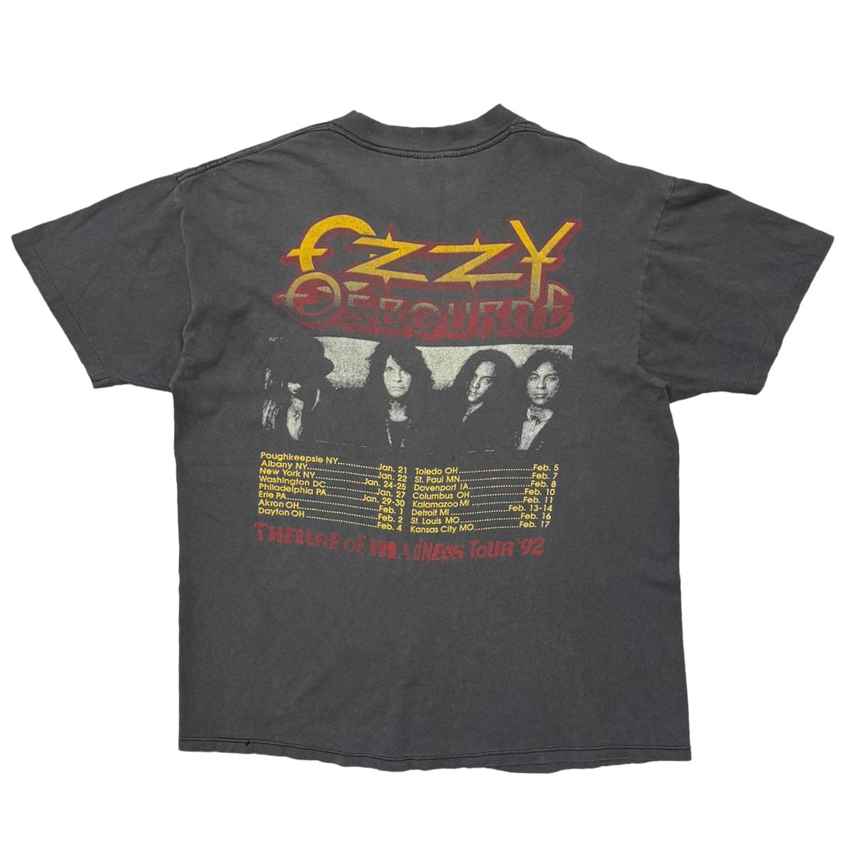 OZZY OSBOURNE THEATRE OF MADNESS TOUR 92 BOOTLE