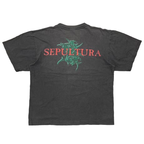 SEPULTURA DOUBLESIDE PRINT EURO BOOTLEG FITS XL 7660