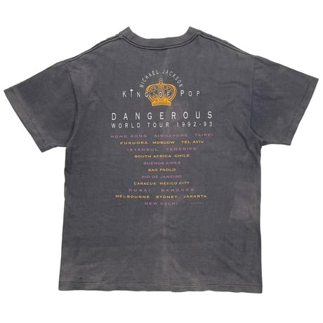 MICHAEL JACKSON DANGEROUS WORLD TOUR 1992-1993 EURO FITS XL 0709