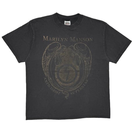 MARILYN MANSON ANTICHRIST SUPERSTAR GOLD PRINT TULTEX XL 3632