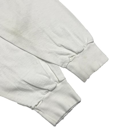 JOE GESHICK BEAR SPIRIT ART LS WHITE ONEITA XL 0336