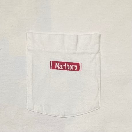 Marlboro CACTUS RODEO COUNTRY STORE POCKET WHITE FRUIT OF THE LOOM XL 7626